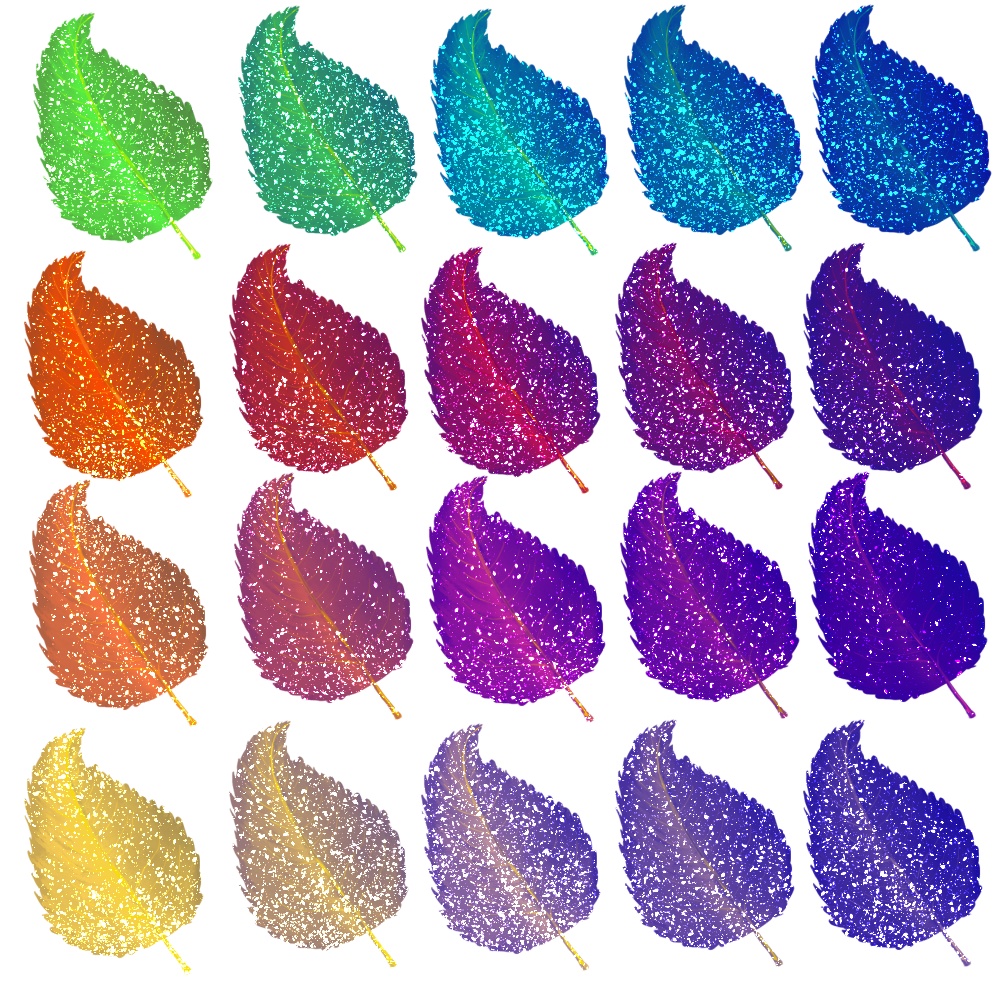 葉っぱ【手描きイラスト素材】