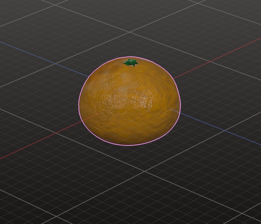 みかん【３D素材】