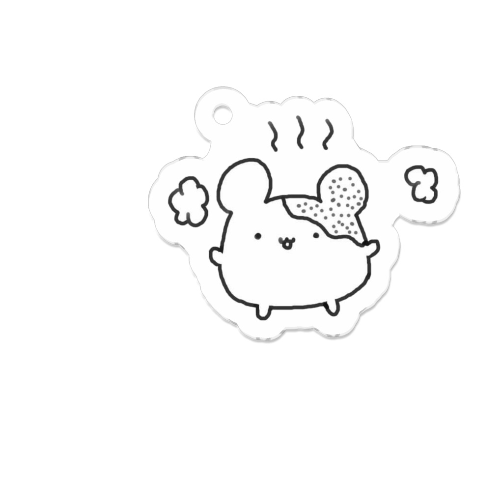 くまたこ焼き　アクリルキーホルダー