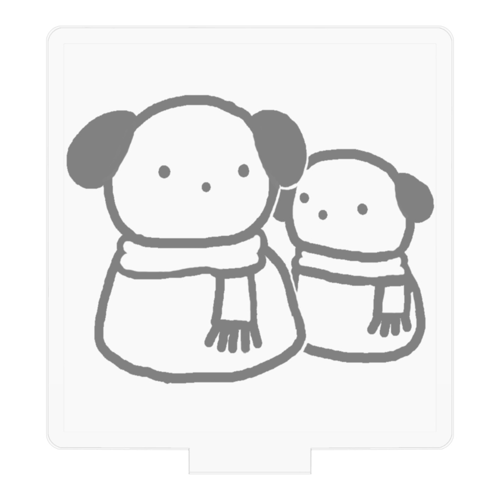 まふら犬 アクリルフィギュア