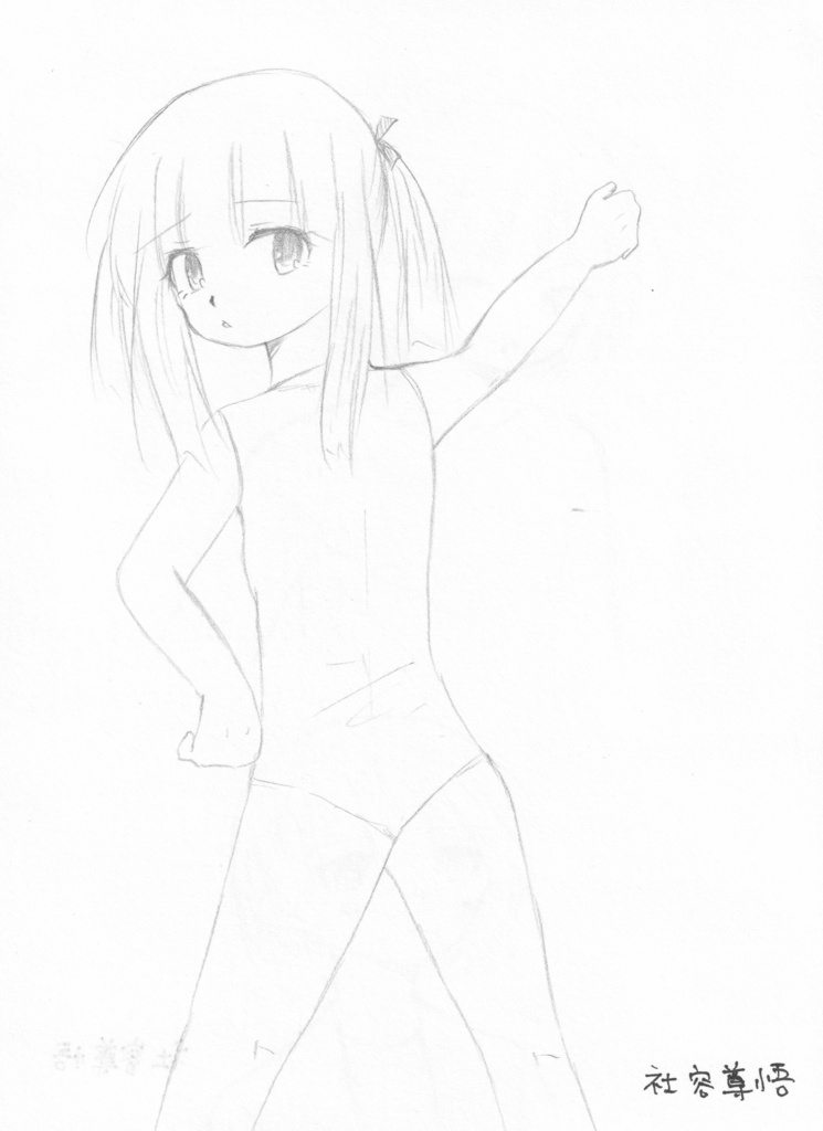 商品開発色紙イラスト と シャーペン画(両面)まとめ