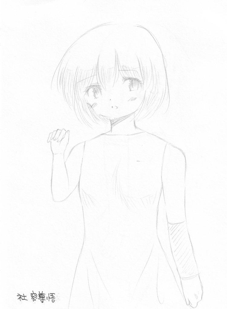 色紙塗り絵イラスト と シャーペンイラスト(両面)