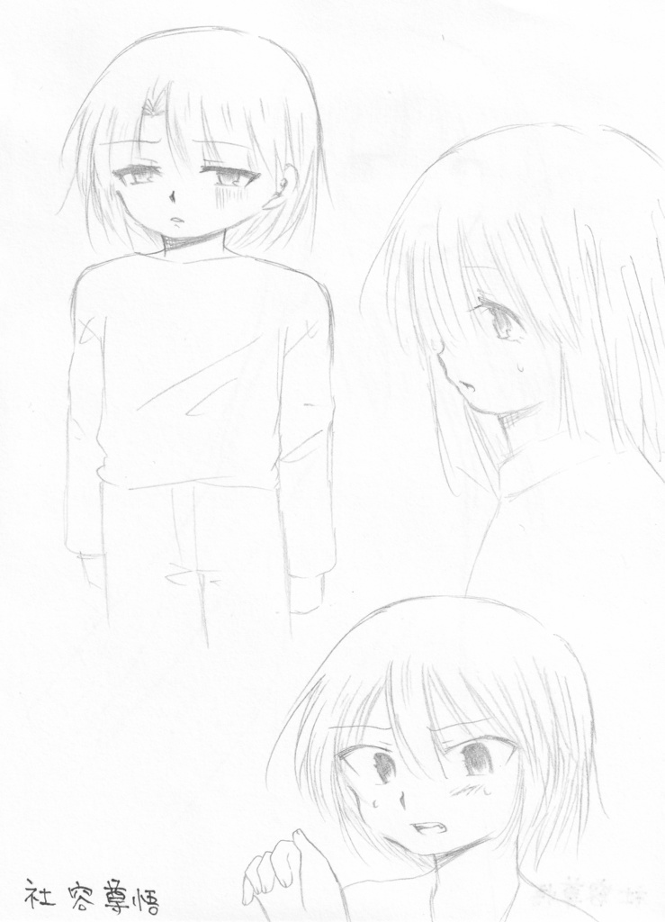 色紙塗り絵イラスト と シャーペンイラスト(両面)