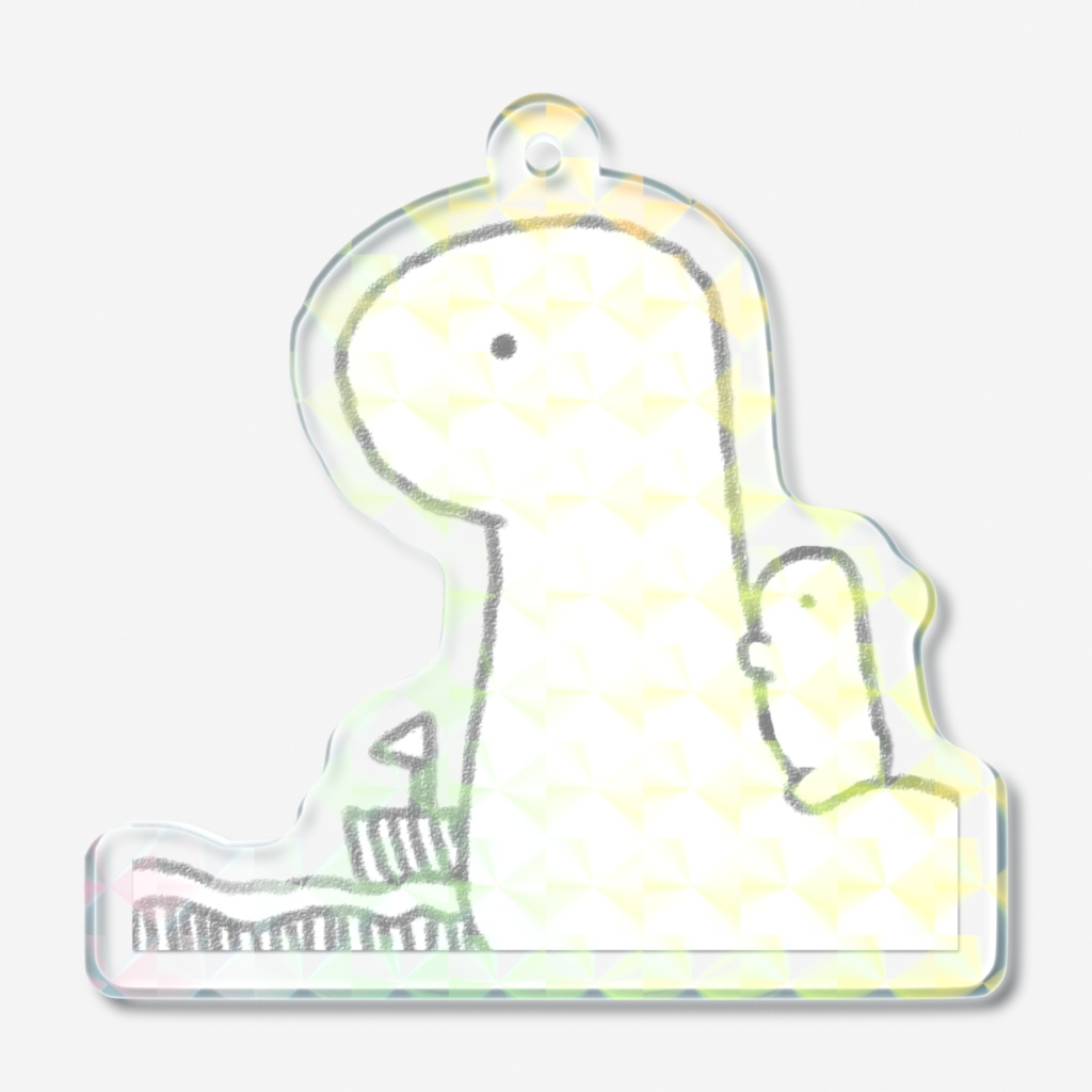 ネッシー親子 ホログラムアクキー