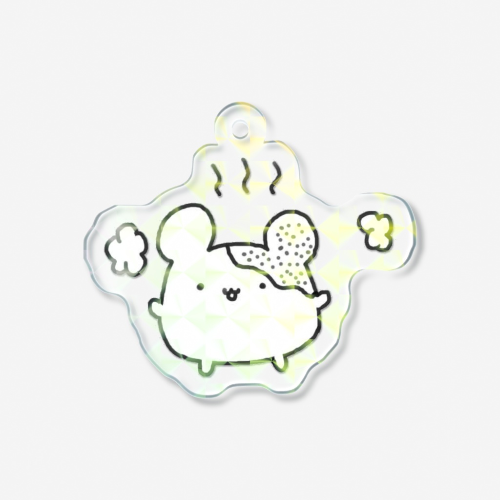 くまたこ焼き ホログラムアクキー