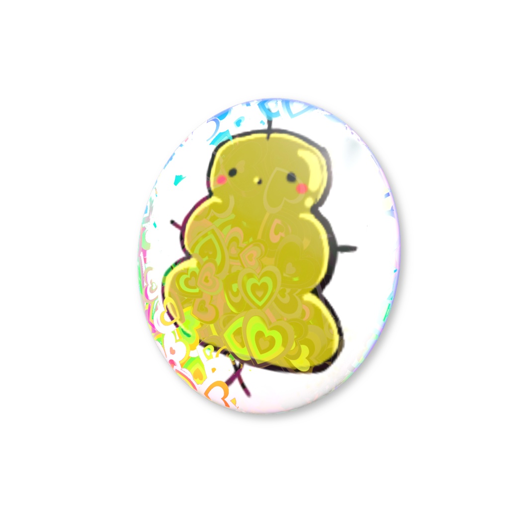 きんうんちゃん ホログラム缶バッジ