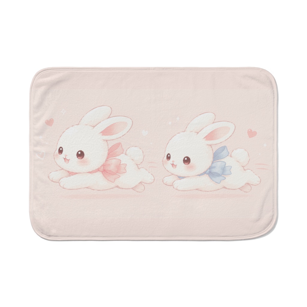 うさぎちゃんハート　ブランケット