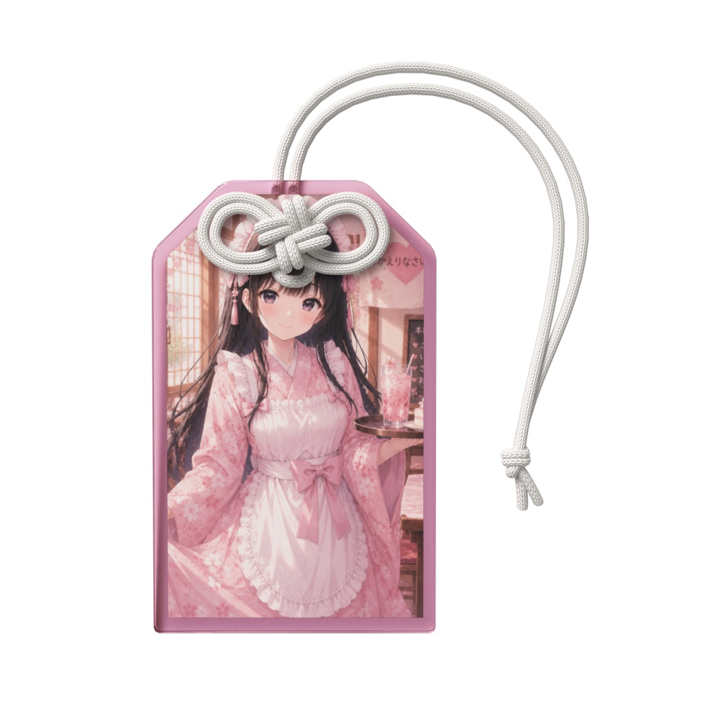 黒髪美少女 アクリルお守り