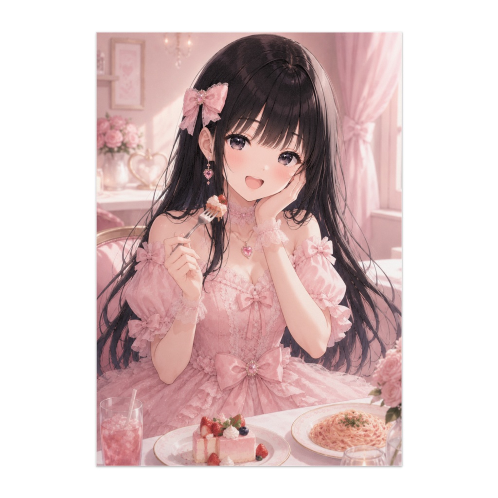 黒髪美少女　パネル