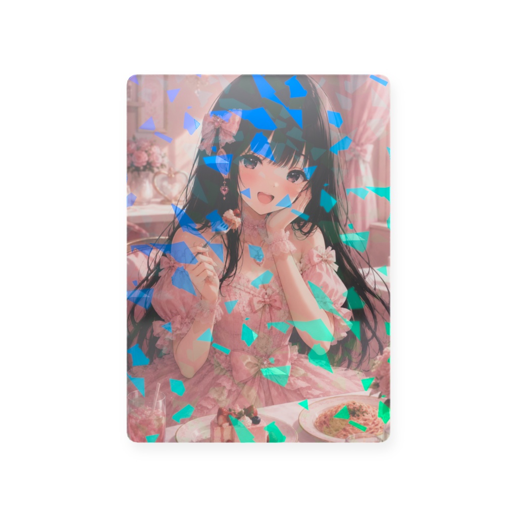 黒髪美少女 プラスチックカード トレカ