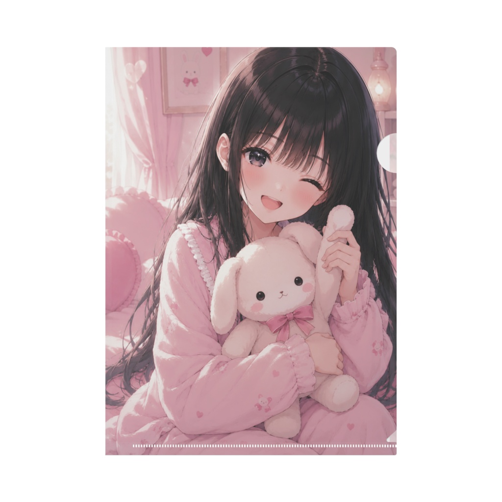黒髪美少女　クリアファイル