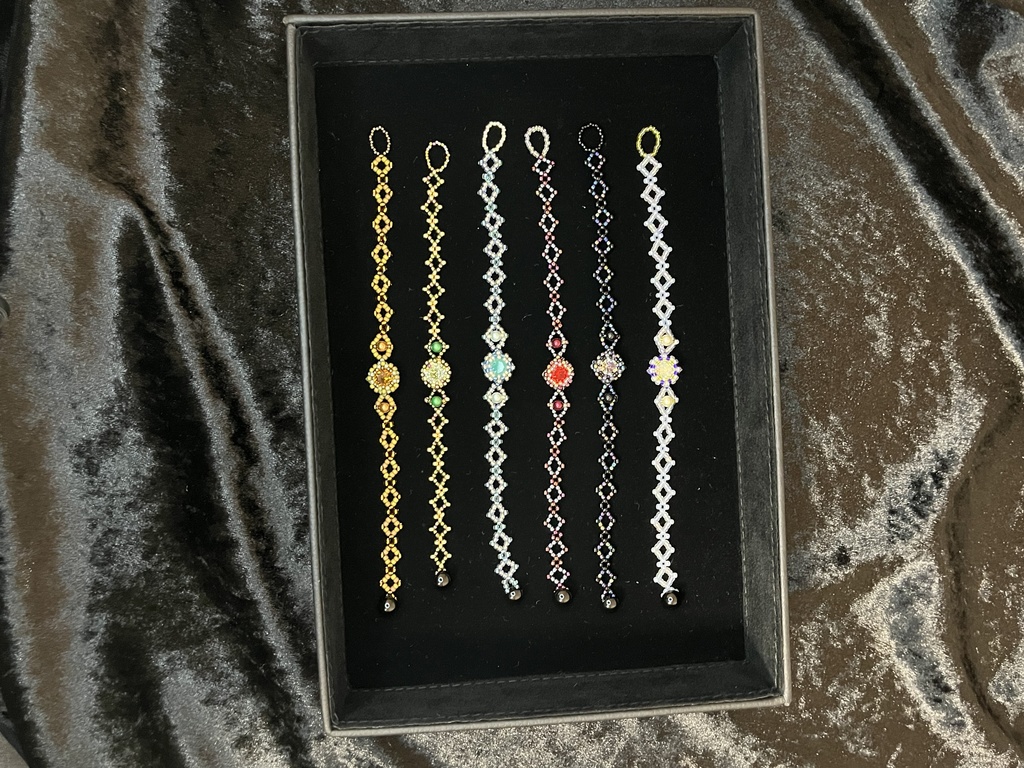 【オリジナル】土のブレスレット《ビーズステッチ》