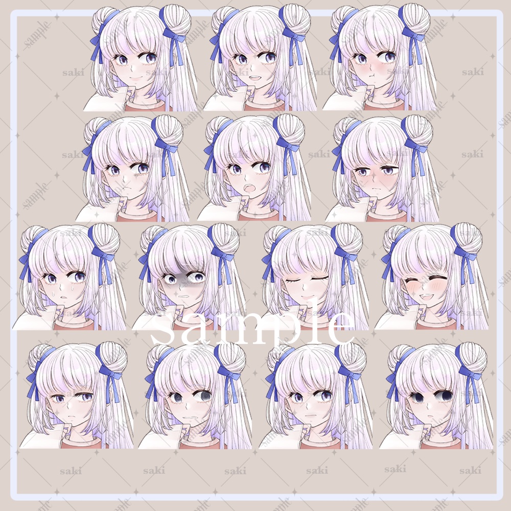 立ち絵素材_私服制服¦おだんごあたまの子