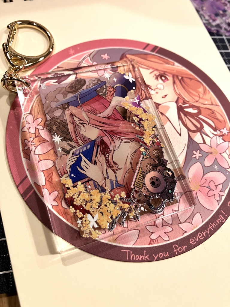 レイヤーアクキー／モモ