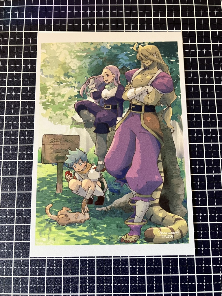 両面ポストカード／リュウ