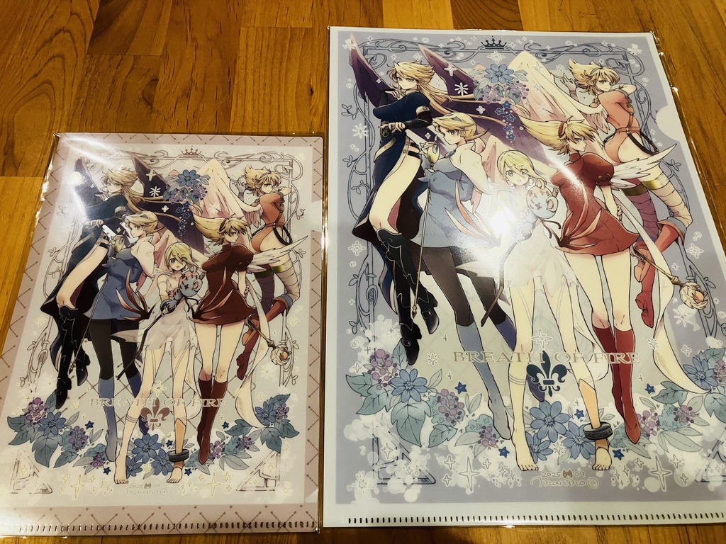 クリアファイル各種(A4、A5)