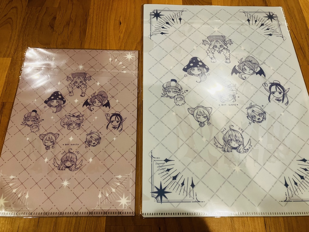 クリアファイル各種(A4、A5)