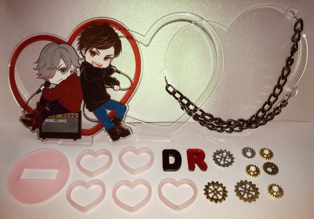 クロスアクリルオブジェ