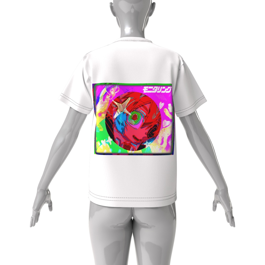プリントTシャツ 白【モニタリング】