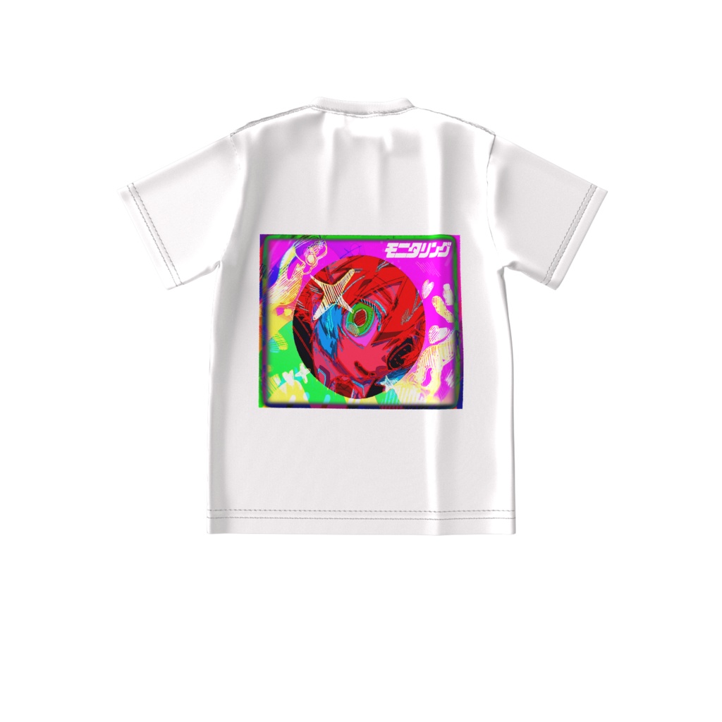 プリントTシャツ　白【モニタリング】