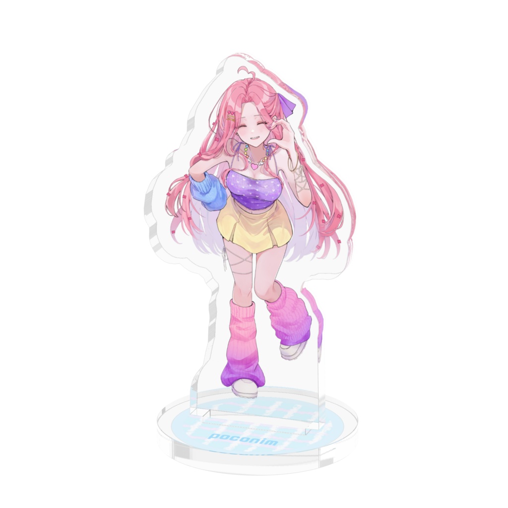 ぽこにむ アクリルフィギア（にこにこ）