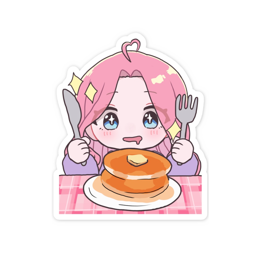 パンケーキ / いかだぽこ ステッカー