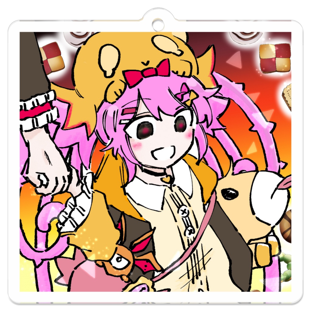 アクリルキーホルダー(マーガレット)