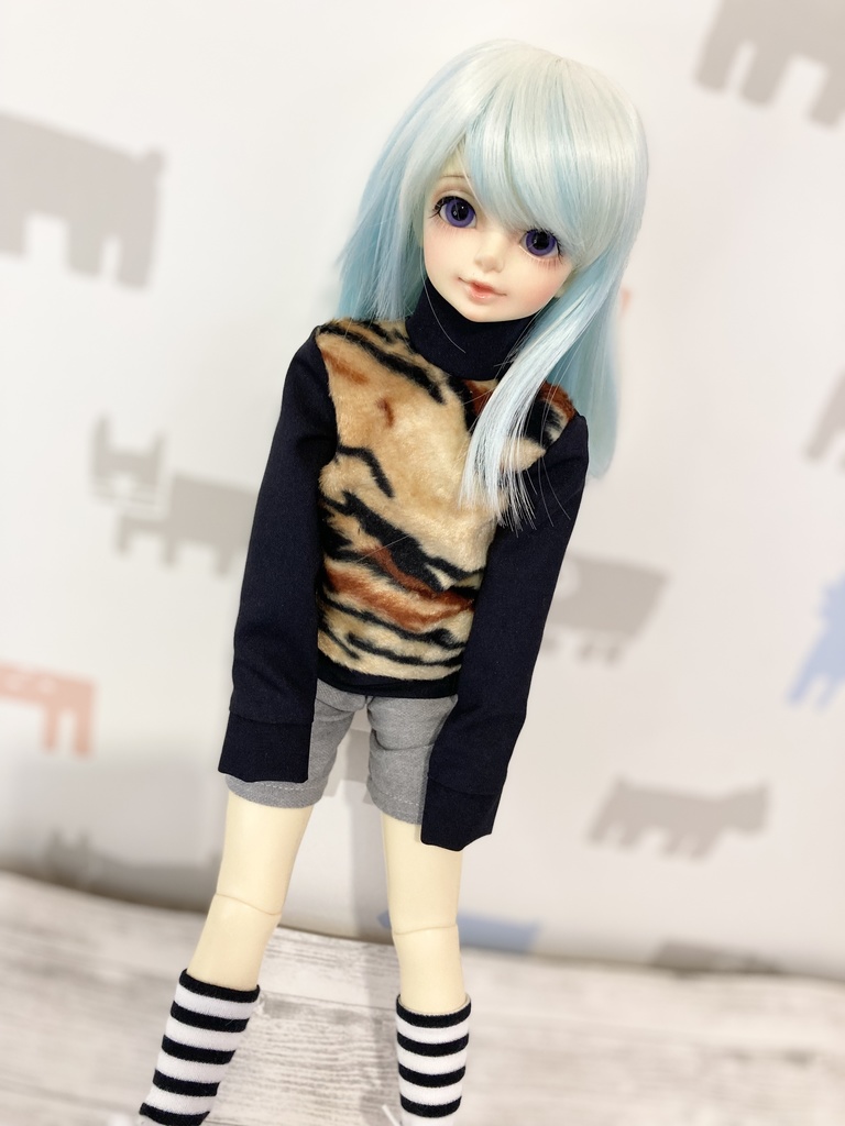 【1/4】虎+紺シャツ