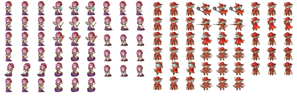 【フリー素材】RPGツクールMV用サイドビューキャラクター