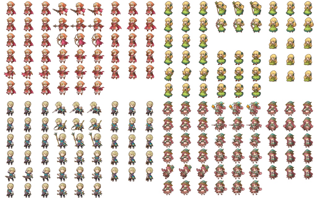 【フリー素材】RPGツクールMV用サイドビューキャラクター