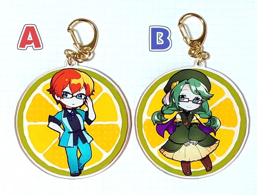 ハピチョコアクリルキーホルダー