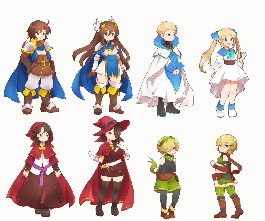 冒険者立ち絵セット