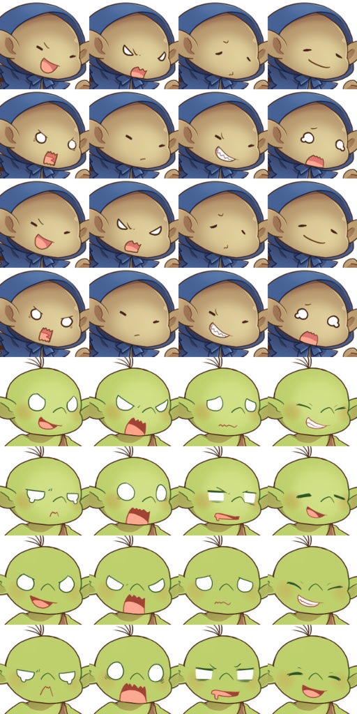 ザコモンスター立ち絵セット