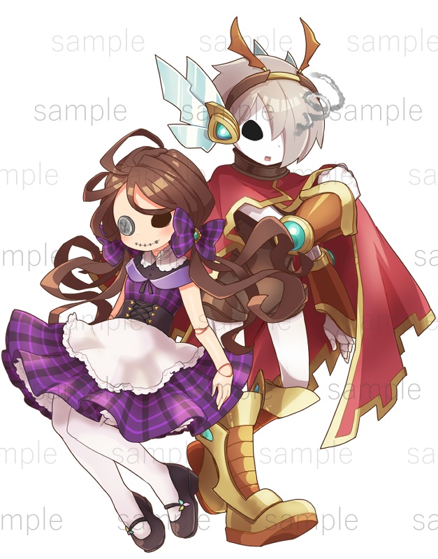 お人形、機械人形立ち絵