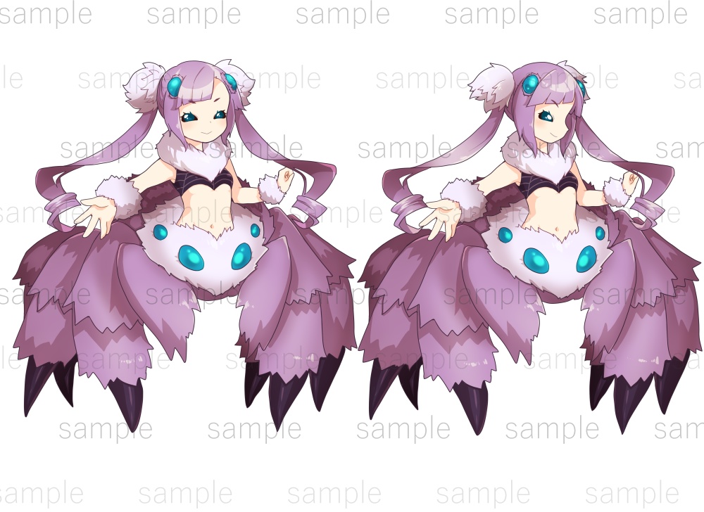 アラクネ、ベルゼバブ立ち絵