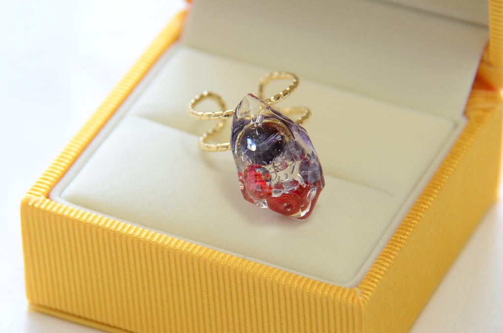 愛抱夢イメージのレジンリング