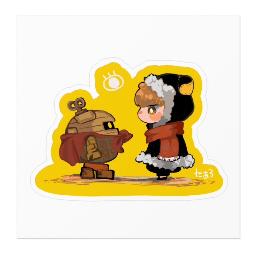 ターロのトモダチステッカー