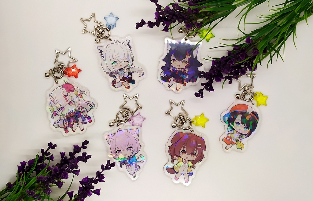 【非公式】「ホロライブ ~hololive GAMERS & friends~」アクリルキーホルダー