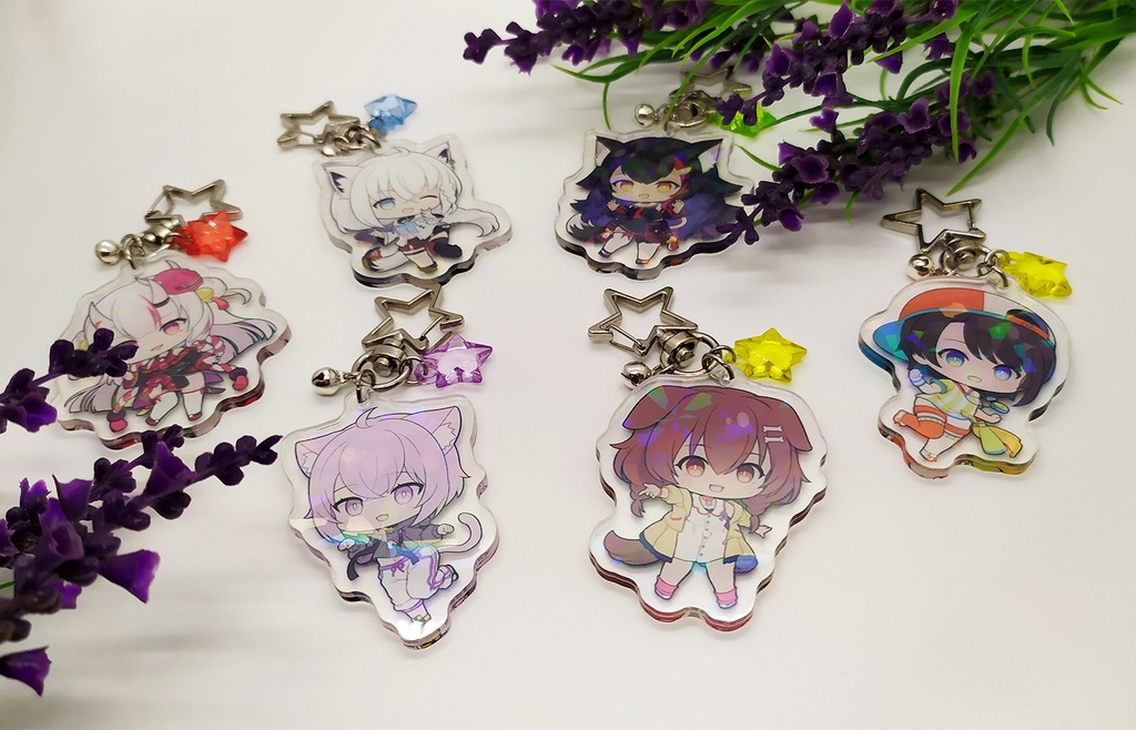 【非公式】「ホロライブ ~hololive GAMERS & friends~」アクリルキーホルダー