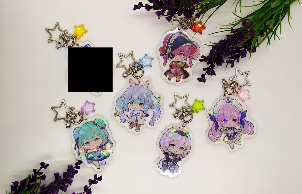 【非公式】「ホロライブ ~hololive 3期生 & friends~」アクリルキーホルダー