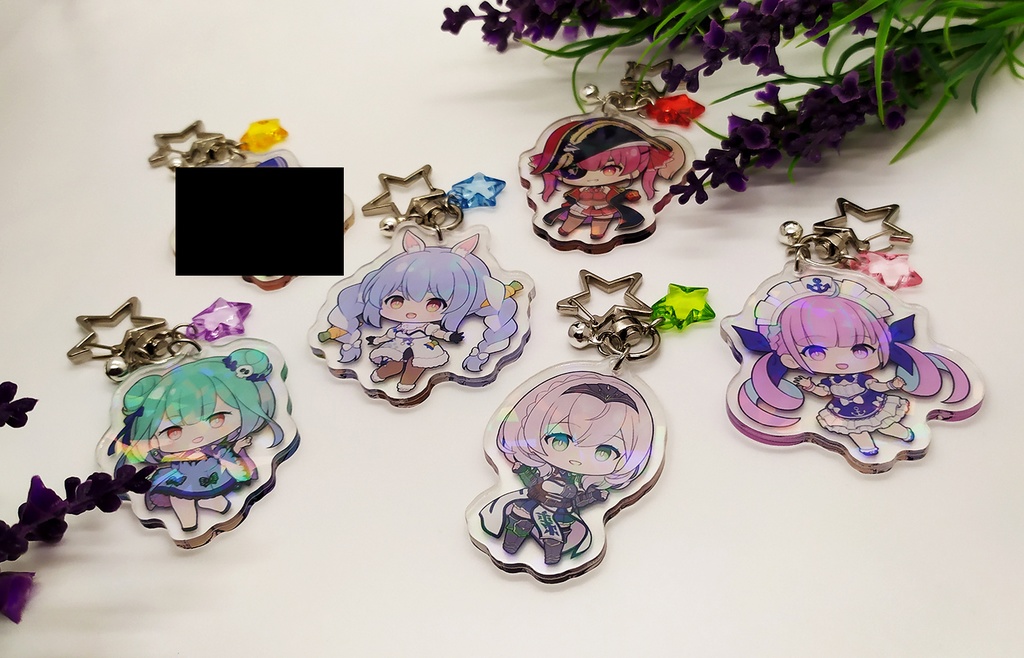 【非公式】「ホロライブ ~hololive 3期生 & friends~」アクリルキーホルダー