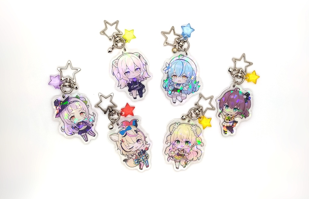【非公式】「ホロライブ ~hololive 5期生 & friends~」アクリルキーホルダー