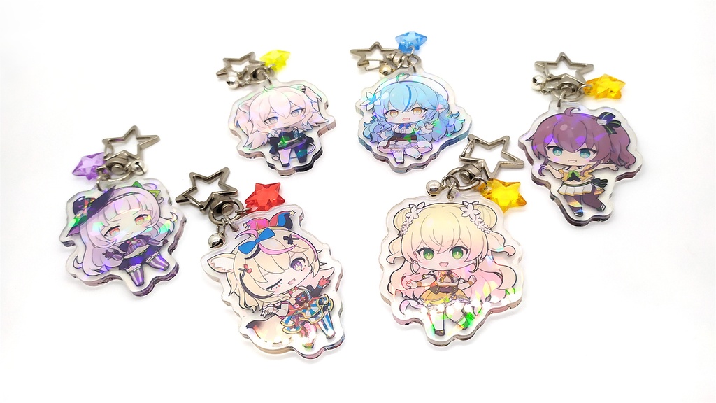 【非公式】「ホロライブ ~hololive 5期生 & friends~」アクリルキーホルダー