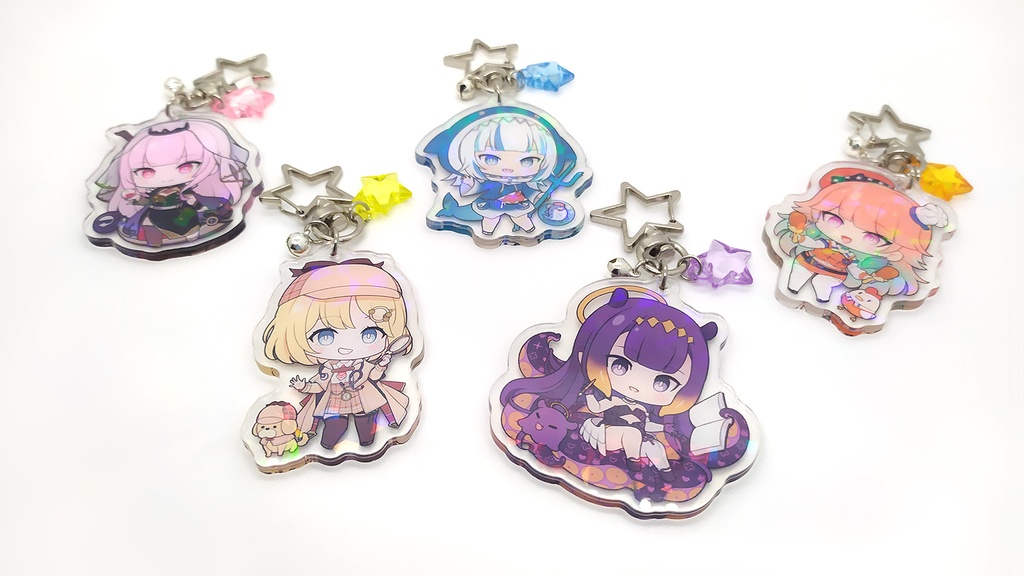 【非公式】「ホロライブ ~hololive EN Myth~」アクリルキーホルダー