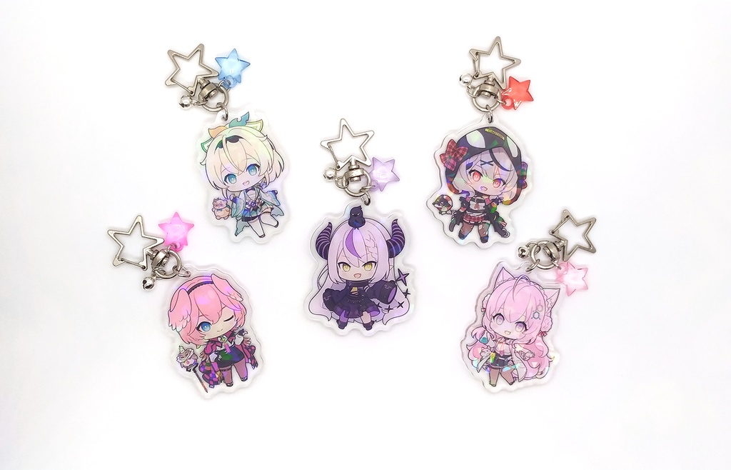 【非公式】「ホロライブ ~hololive 6期生 holoX~」アクリルキーホルダー