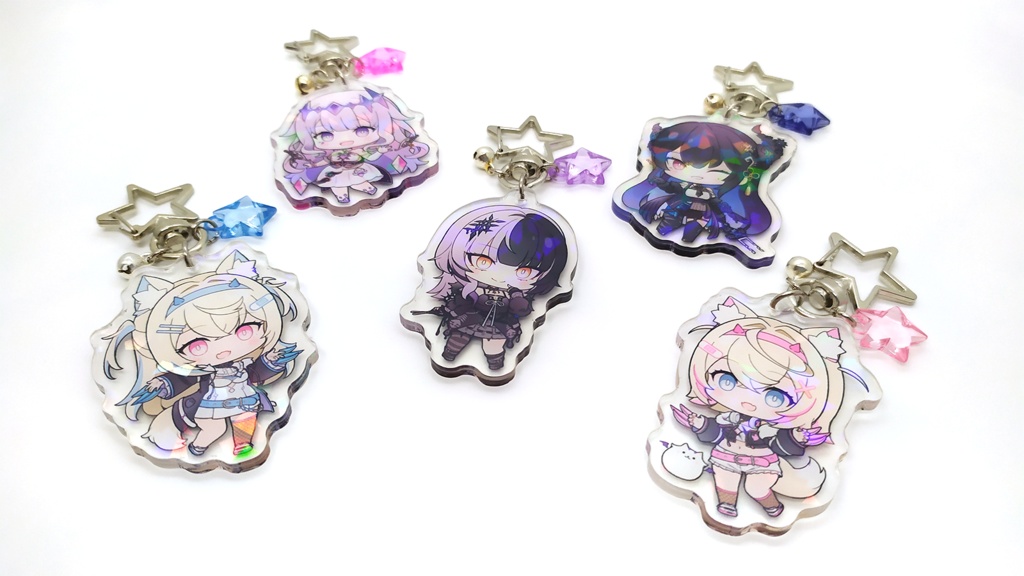 【非公式】「ホロライブ ~hololive EN Advent~」アクリルキーホルダー