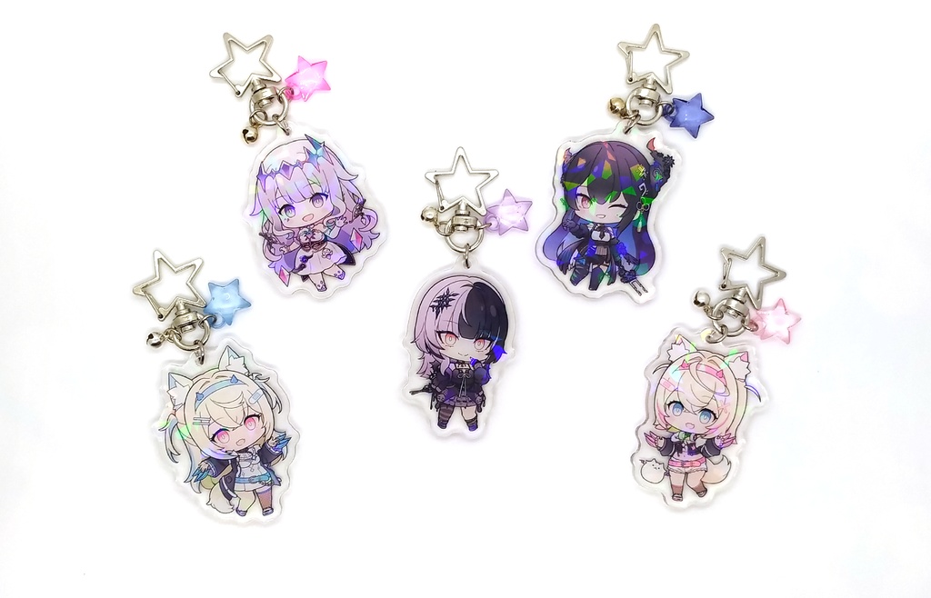 【非公式】「ホロライブ ~hololive EN Advent~」アクリルキーホルダー