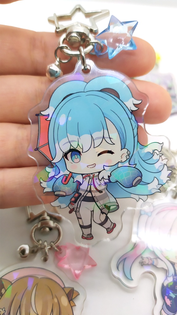 【非公式】「ホロライブ ~hololive ID 1·2·3期生~」アクリルキーホルダー