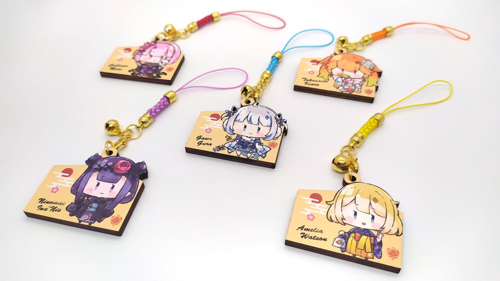 【非公式】「ホロライブ ~hololive EN Myth~」絵馬風チャーム