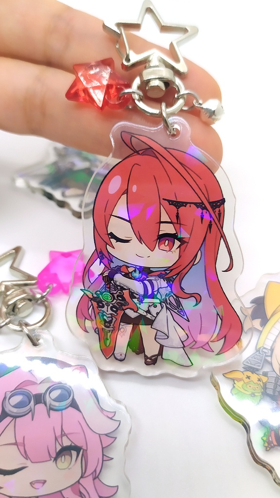 【非公式】「ホロライブ ~hololive EN Justice~」アクリルキーホルダー